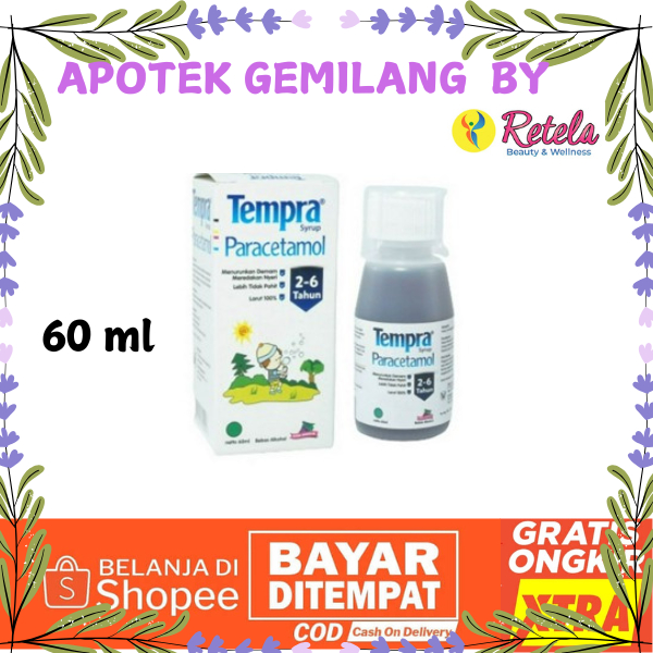 

TEMPRA SYRUP 60ML MENURUNKAN DEMAM