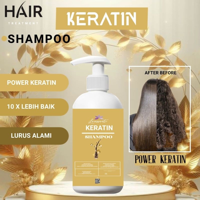 Shampo Keratine Rambut Smooth Perawatan Rambut Salon treatment pelurus rambut 250ml BPOM