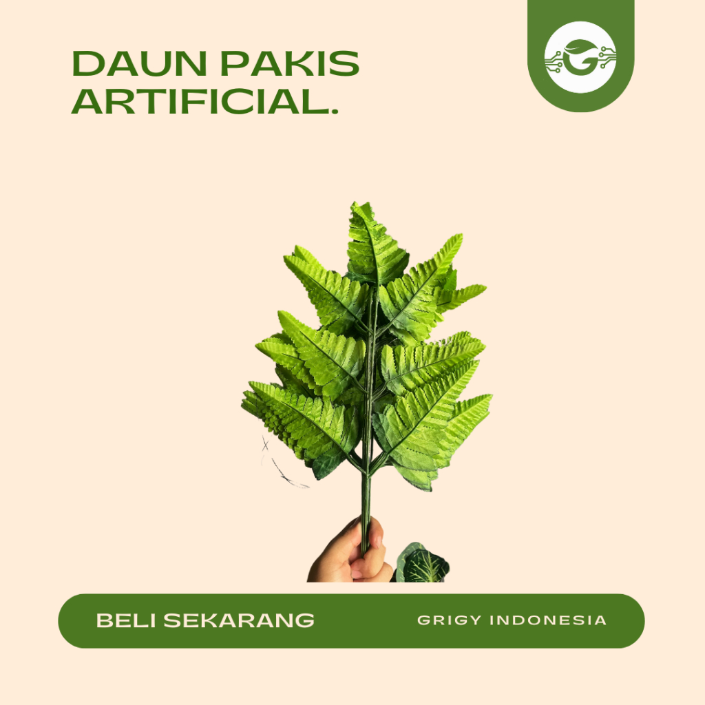 DAUN PAKIS DEKORASI PELAMINAN