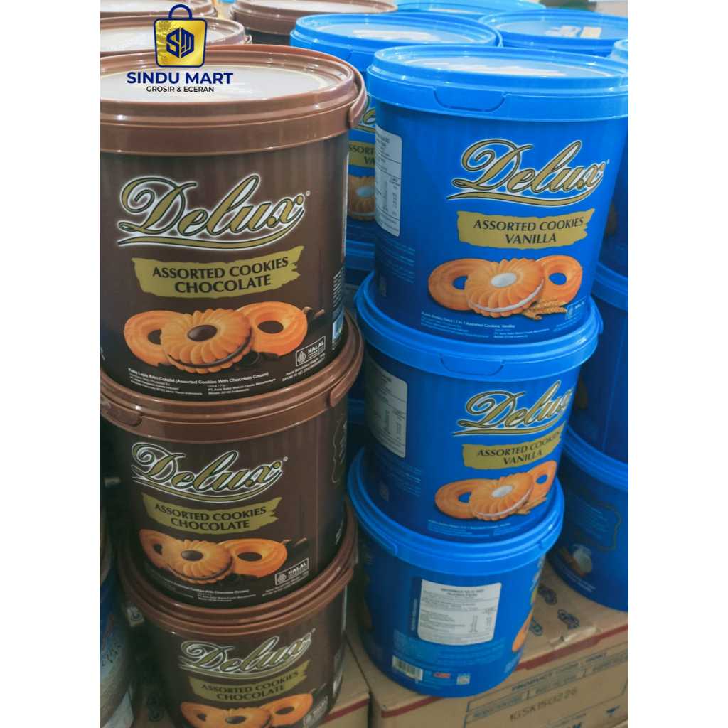 

DELUX Assorted cookies 350g ASW foods Murah | shopee sindumart