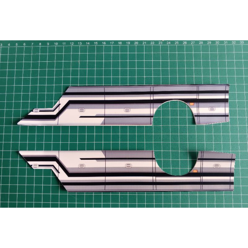 livery miniatur bus plastik