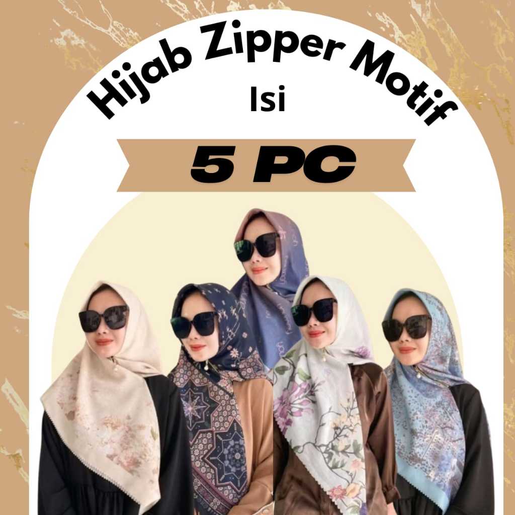 Hijab remaja jilbab instan zipper Voal Motif Premium Lasercut Hijab voal palestina dewasa jilbab voa