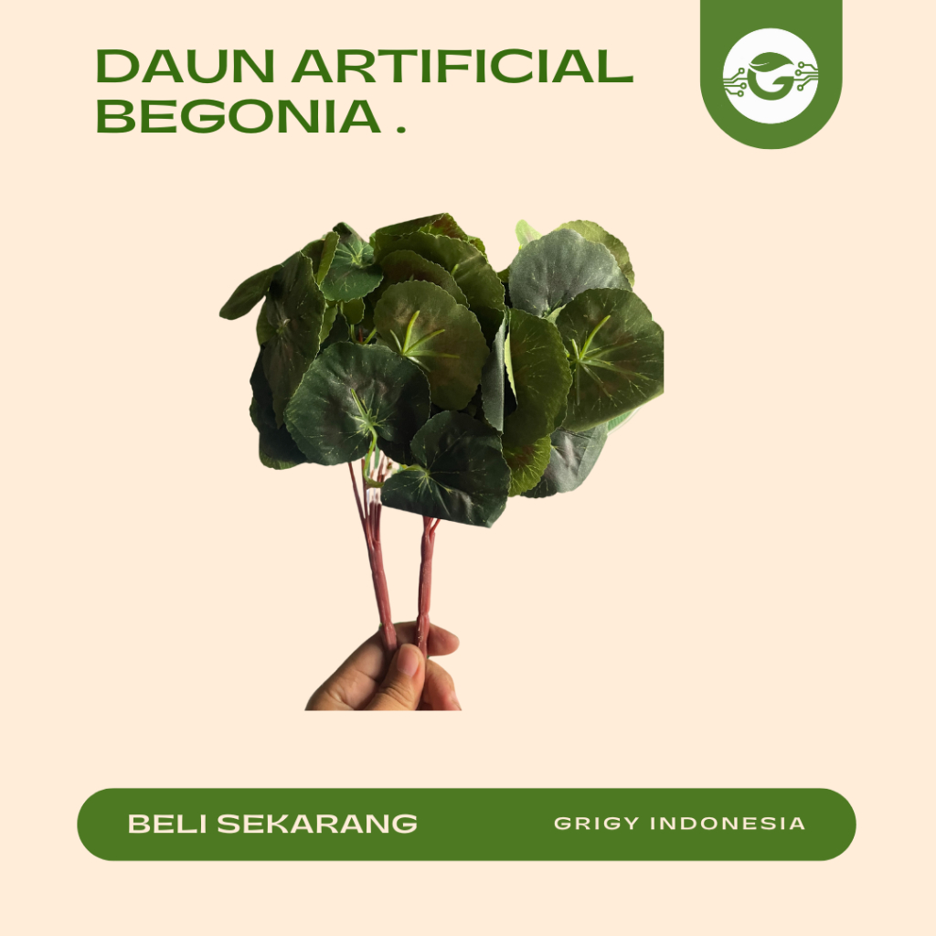 DAUN ARTIFICIAL BEGONIA