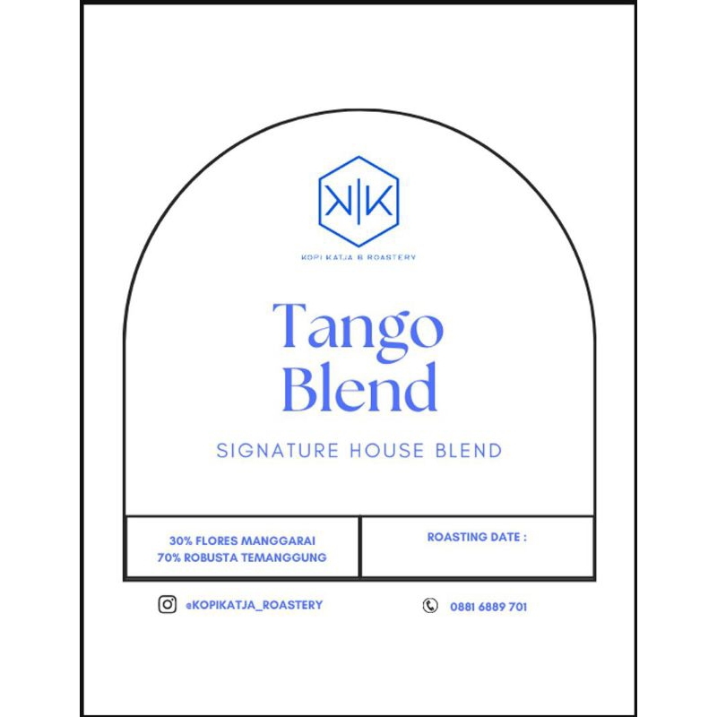 

Biji Kopi/ Kopi Bubuk House blend Tango blend 70/30