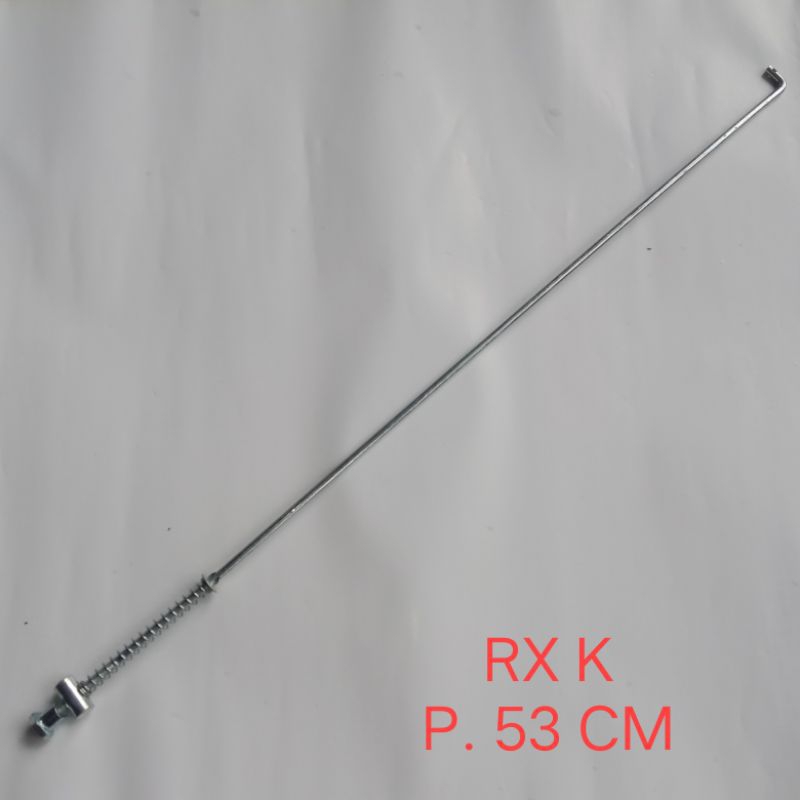 tiang rem kawat lidi rem belakang yamaha RX K rX KING rx s panjang 53 CM