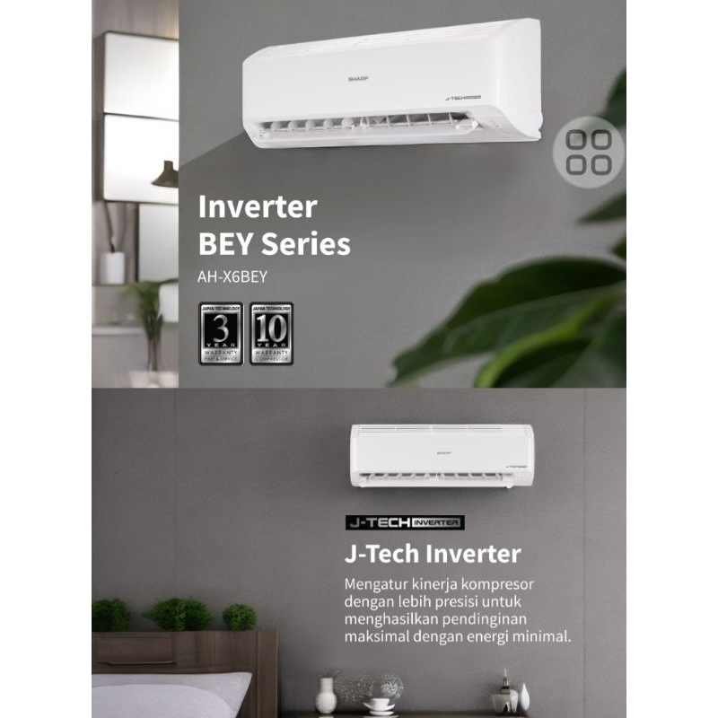 AC SHARP INVERTER BASIC 0,5PK (X6BEY)