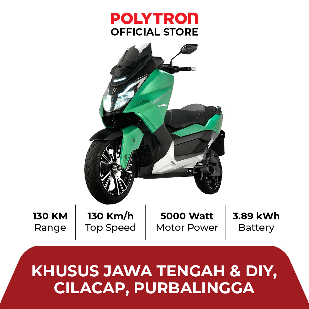 POLYTRON Fox 500 Sepeda Motor Listrik - OTR Jawa Tengah & DIY, Cilacap, Purbalingga