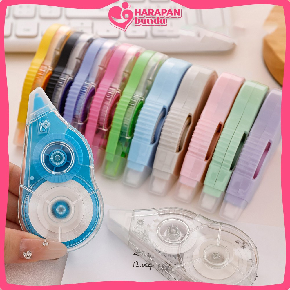 

Tipe X Kertas Roll Correction Tape Polos Serbaguna / Tip Ex Correction Pita Koreksi Perlengkapan Sekolah Anak Harapan Bunda A113