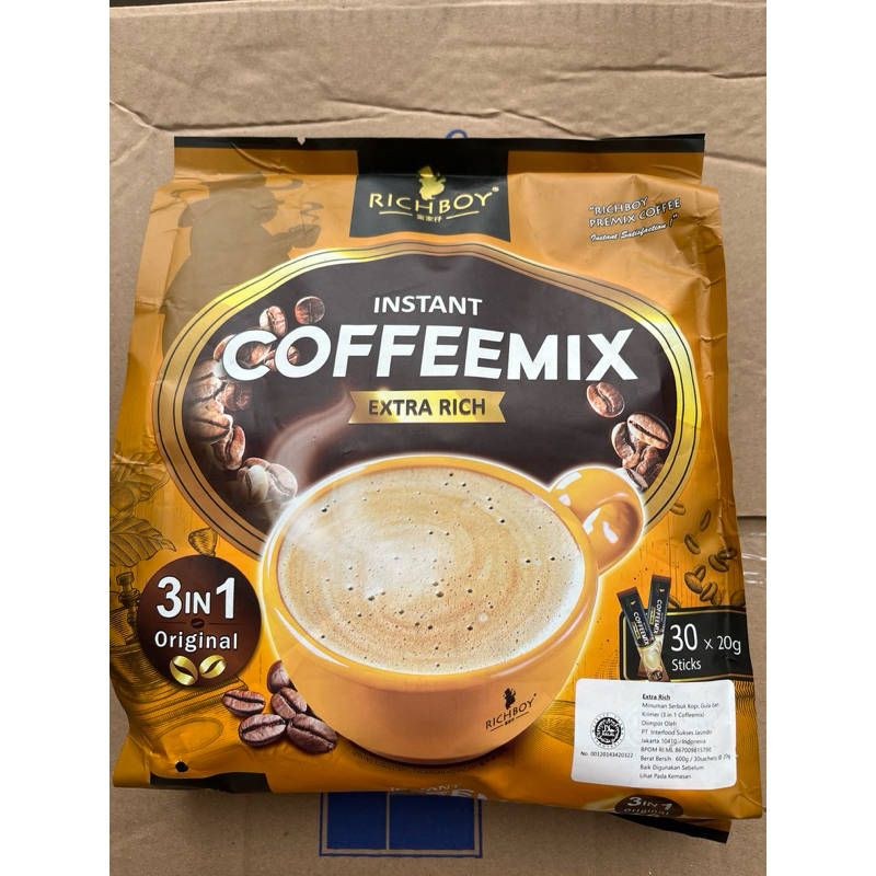 

RICHBOY INSTANT COFFEMIX EXTRA RICH 3 IN 1 600GR