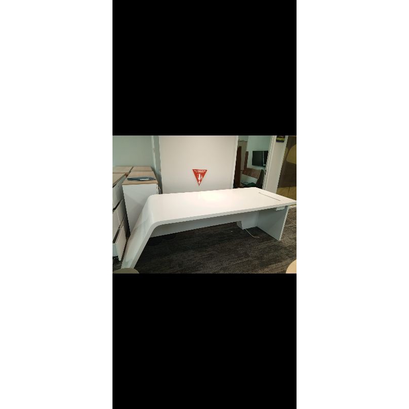 preloved meja kantor top table solid surface