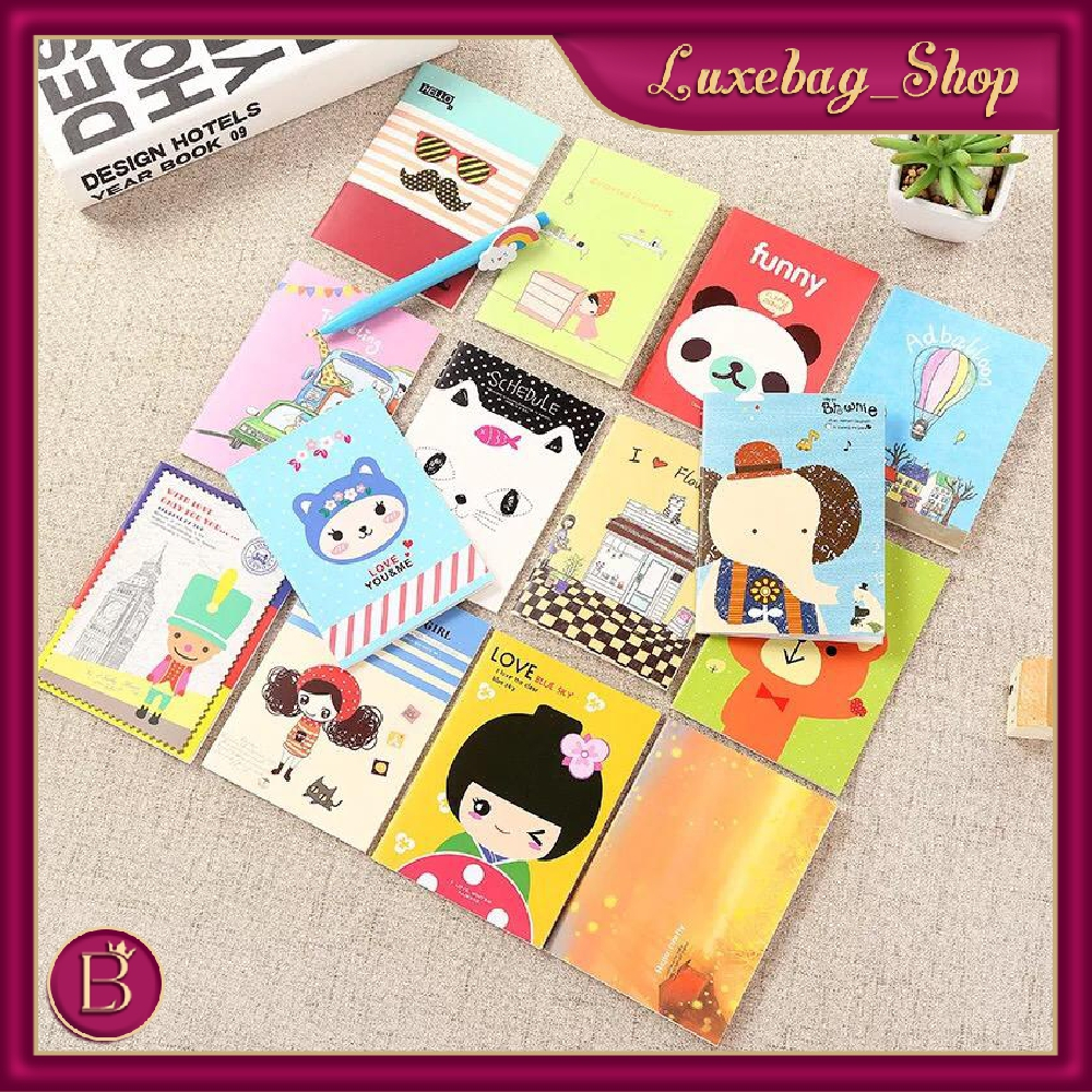 

LB Buku Tulis Mini Motif Kartun Note Book Mini Cartoon Mini Book Notepad Karakter Buku Tulis Memo Kecil cute R038