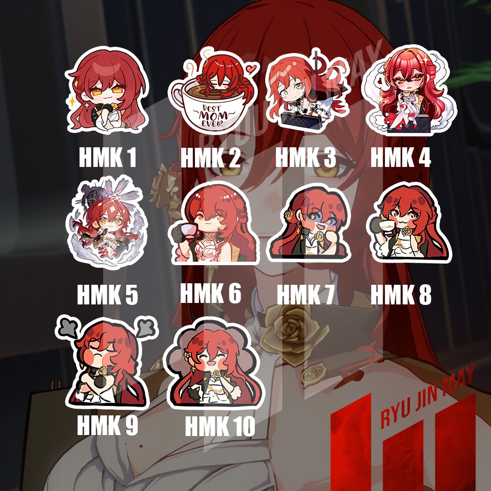Sticker Anime - Honkai Star Rail - Himeko