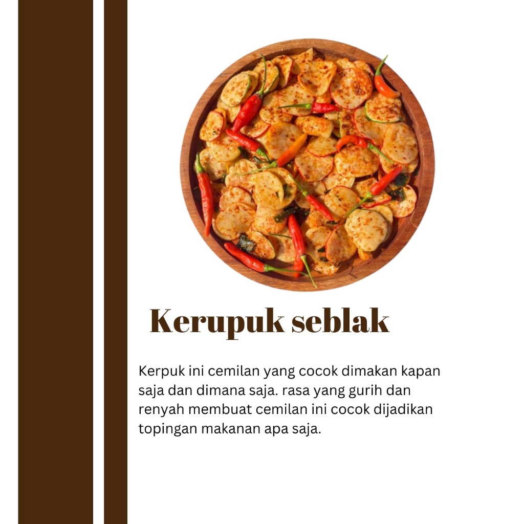 

Kerupuk Seblak 500gram