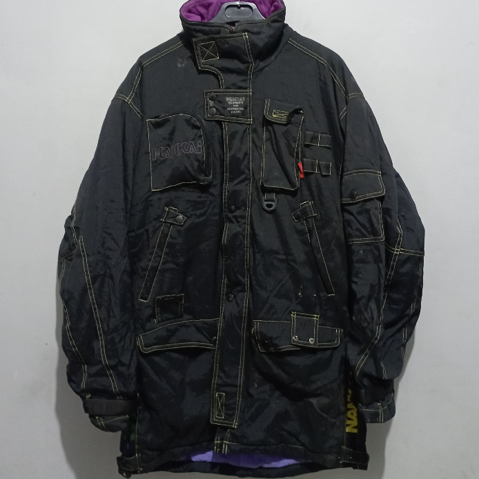 Jaket motor pria NANKAI hitam