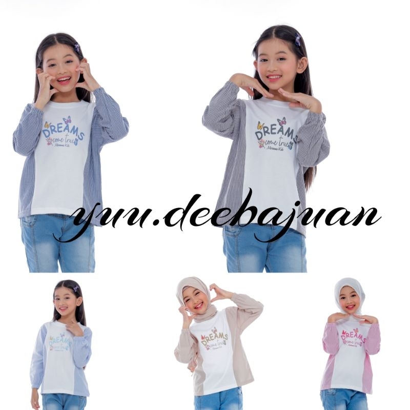 Blous Salur Muslim Anak Wanita Tanggung 5 Sampai 14 Tahun 2025