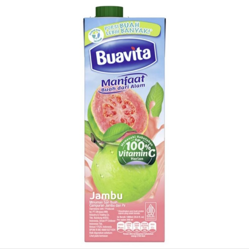 

Buavita Minuman Sari Buah Jambu 1000 ml