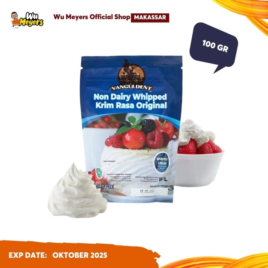 

Vanguldent Whip Cream Bubuk 100 gr - Whip cream Rasa Original