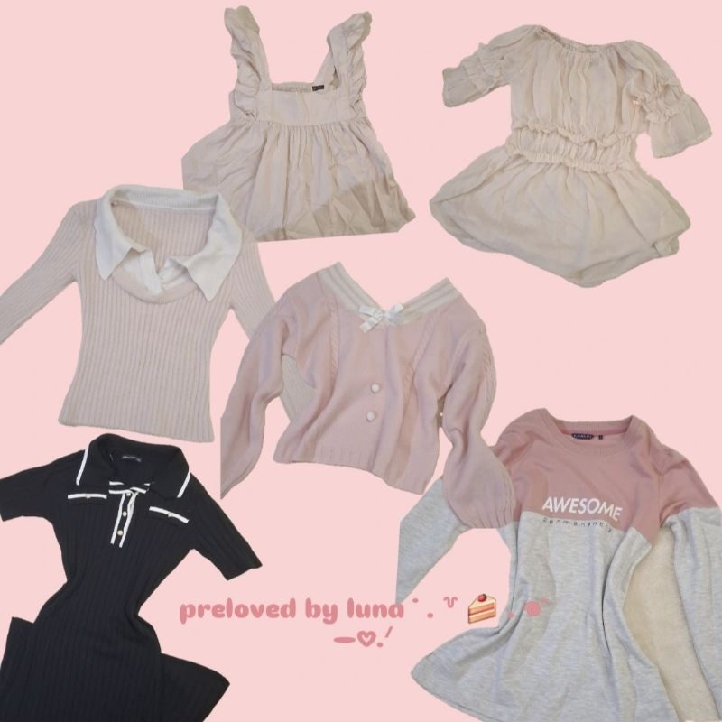 preloved thrift baju outfit cute pink coquette urban & co flamoush | BACA DESKRIPSI