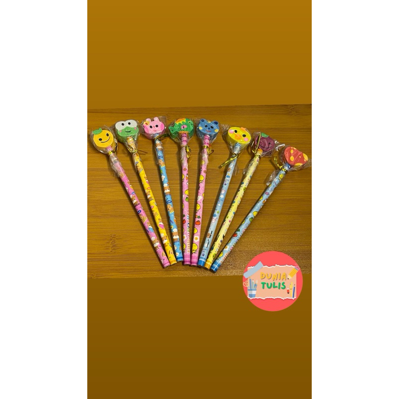 

pensil penghapus lucu unik