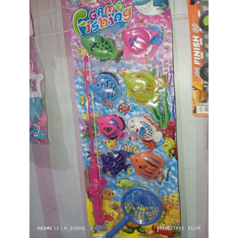 Mainan pancing ikan/pancingan ikan/mainan anak pancing ikan