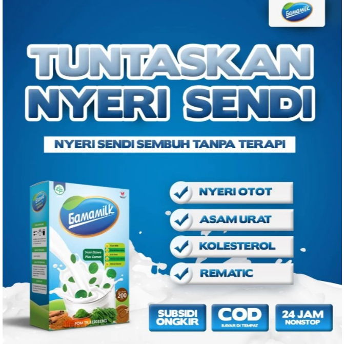 

Gamamilk Solusi atasi Nyeri Sendi dan Tulang (Ready Stock 100%)