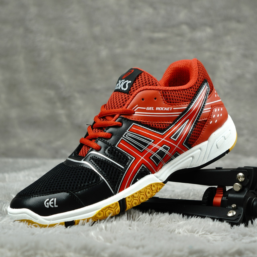 CUCI GUDANG BEST DEALS Sepatu Asics - Gel Rocket Olahraga Pria Berkualitas