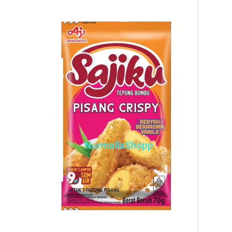 

SAJIKU TEPUNG BUMBU PISANG CRISPY 70GR