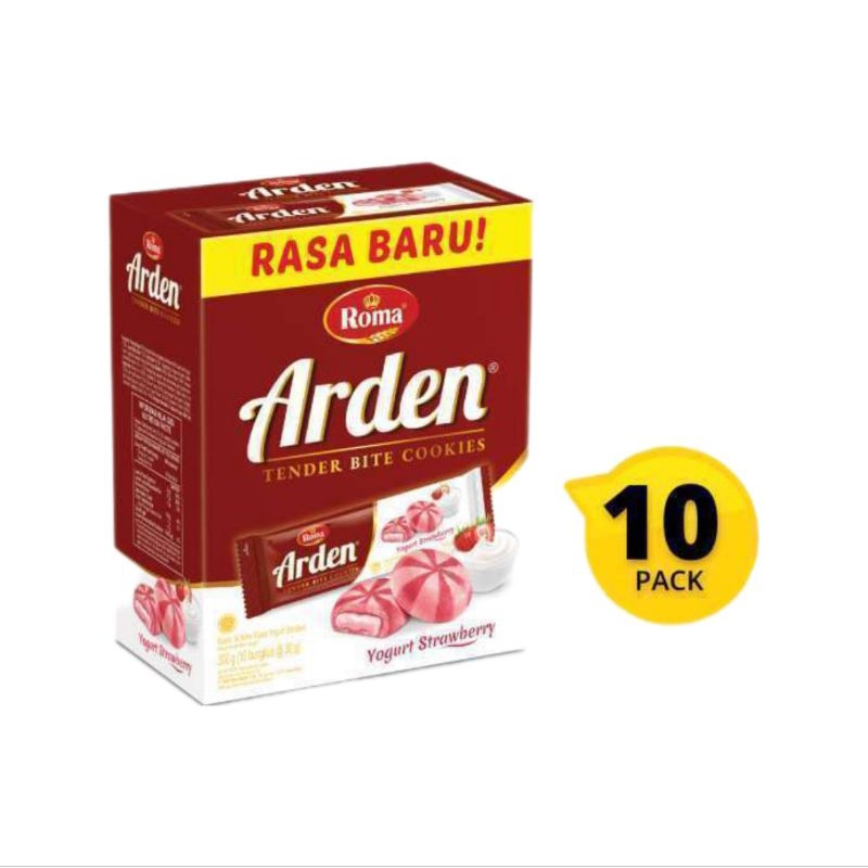 

Roma Arden Tender Bite Cookies Yogurt Strawberry (1 box/10 pcs)