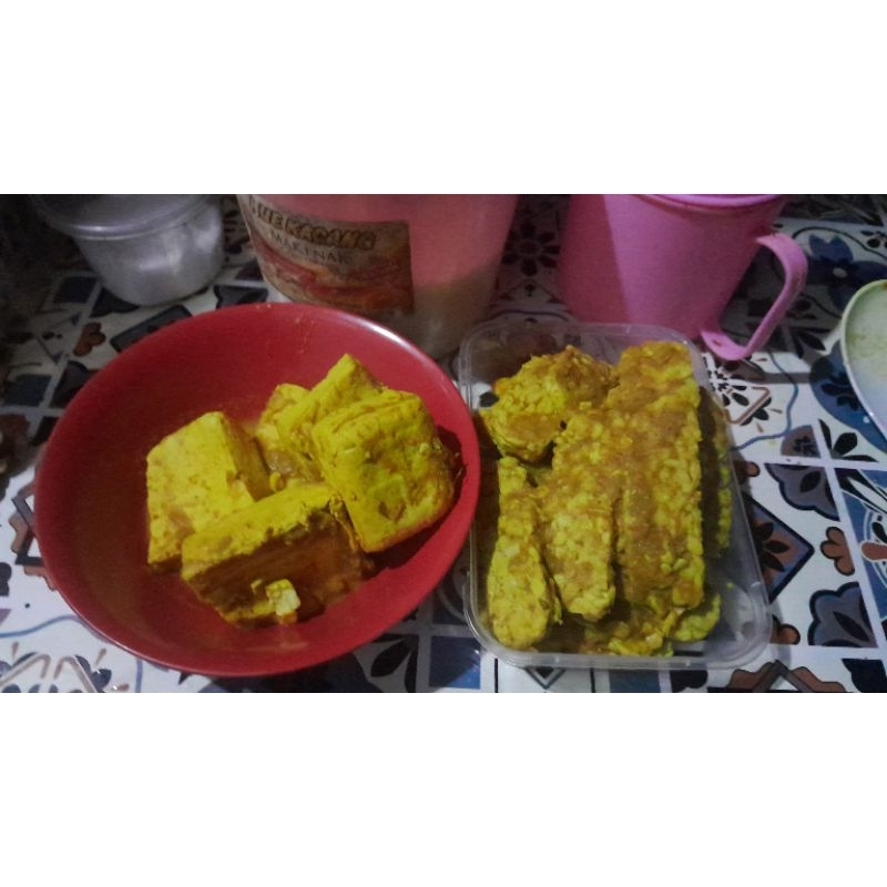 

Tahu tempe ungkep