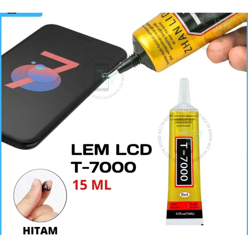 

LEM LCD Hp 15 ml T-7000 Hitam/B-7000 Bening Original
