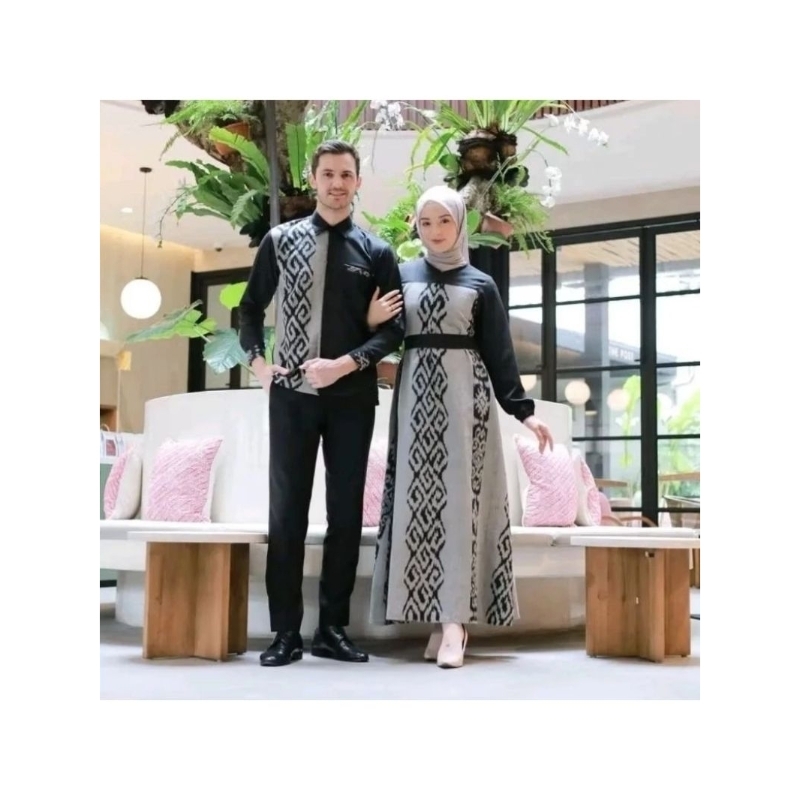 BAJU COUPLE TENUN // COUPLE GAMIS RAYA // BAJU COUPLE KONDANGAN // BAJU COUPLE KEKINIAN