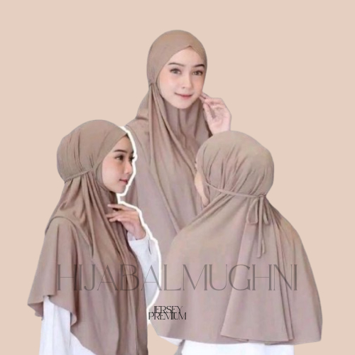 Hijabalmughni - Bergo Maryam Tali non ped / hijab non ped jersey tali premium