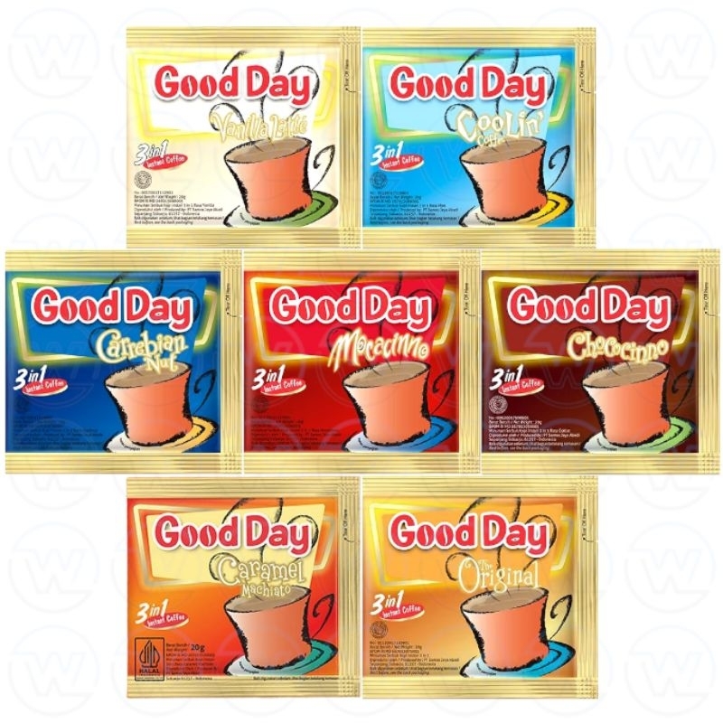 

Good Day 3in1 Instant Coffee 20gr × 10 Sachet