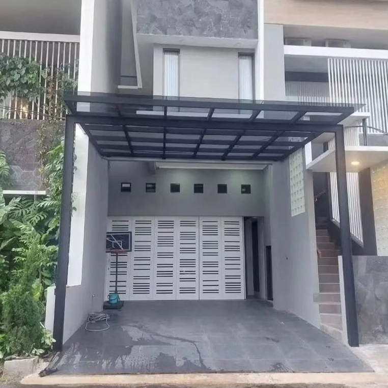 kanopi carport solartuff plat rangka besi dan baja wf