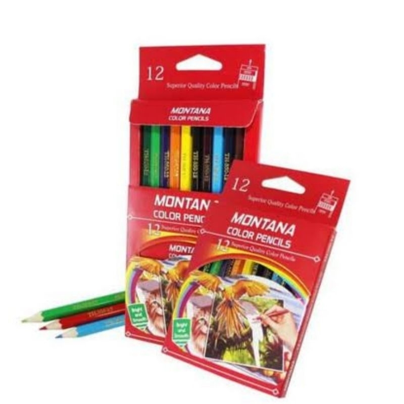 

Pensil Warna 12 Warna Pendek // PANJANG , - Isi 12 warna