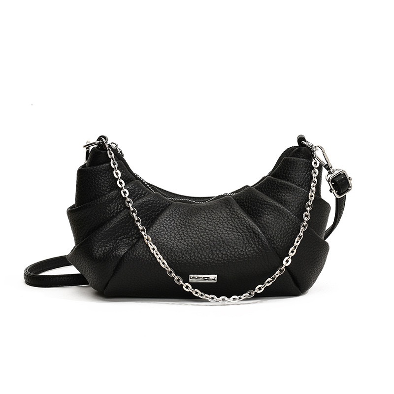 Tas Selempang Wanita Fashion Sling Bag 2in1 Tas Tangan 2 Tali Rantai dan Kulit -  Louis 7766