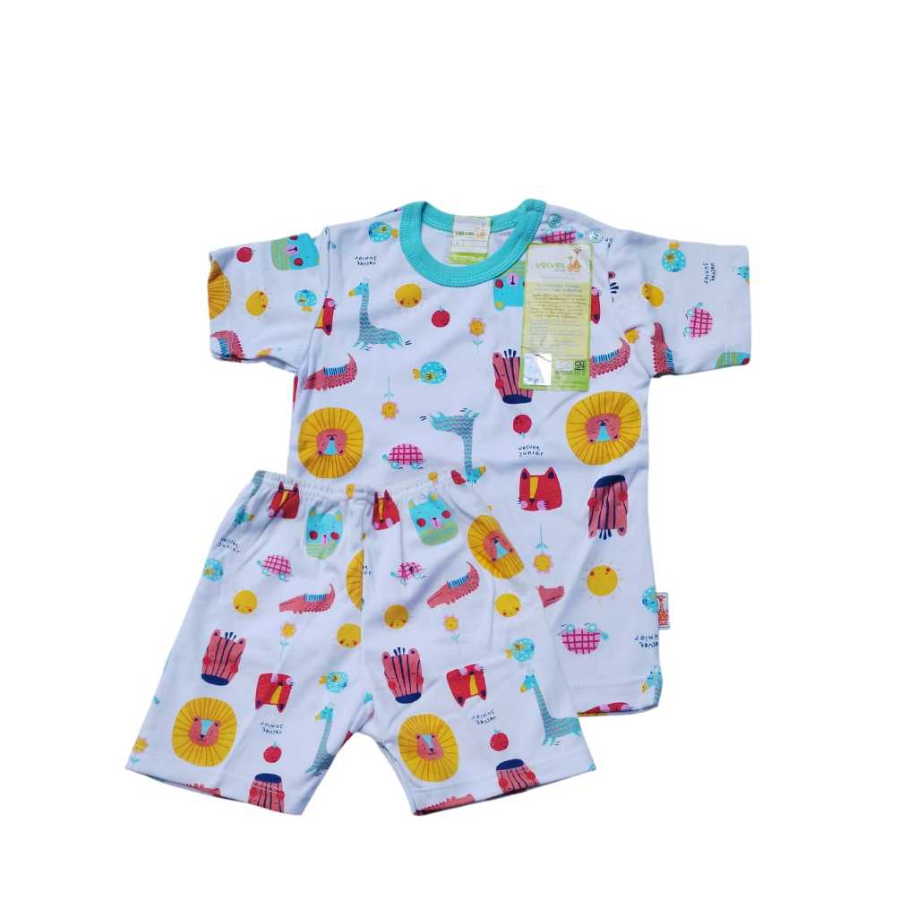 Baju Bayi - Baju setelan Tangan Pendek 18 - 24 Bulan Merk Velvet