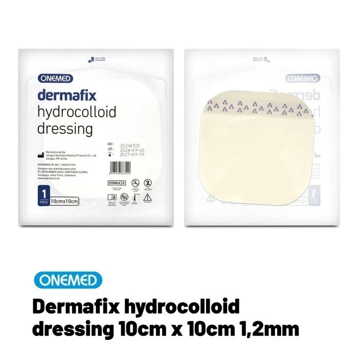 Onemed | Dermafix Hydrocolloid Dressing Steril 1.2 mm | Hydrocolloid Foam Dressing