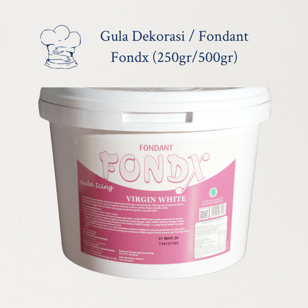 

Gula Dekorasi / Fondant Fondx (250gr / 500gr)