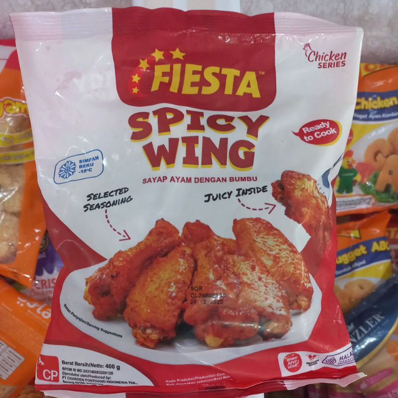 

Fiesta Spicy Wing Sayap Ayam & Bumbu 400g new