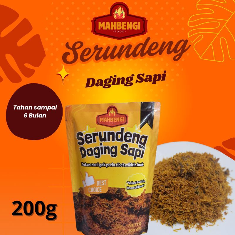 

Serundeng daging sapi - serundeng abon sapi kelapa parut