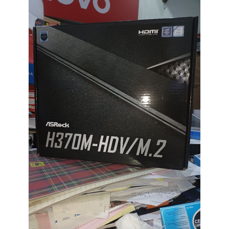 Mainboard  Asrock H370M- HDV / M.2  GARANSI RESMI Astrindo