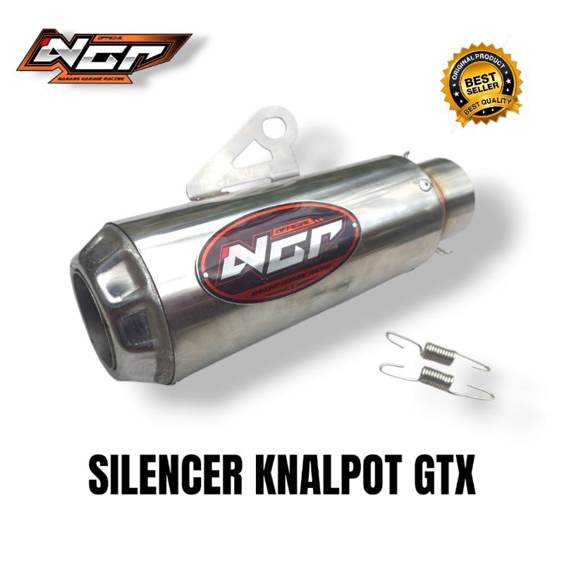 silincer knalpot racing gtx inlet 50mm Supra x lama Supra x 125 smash 110.
