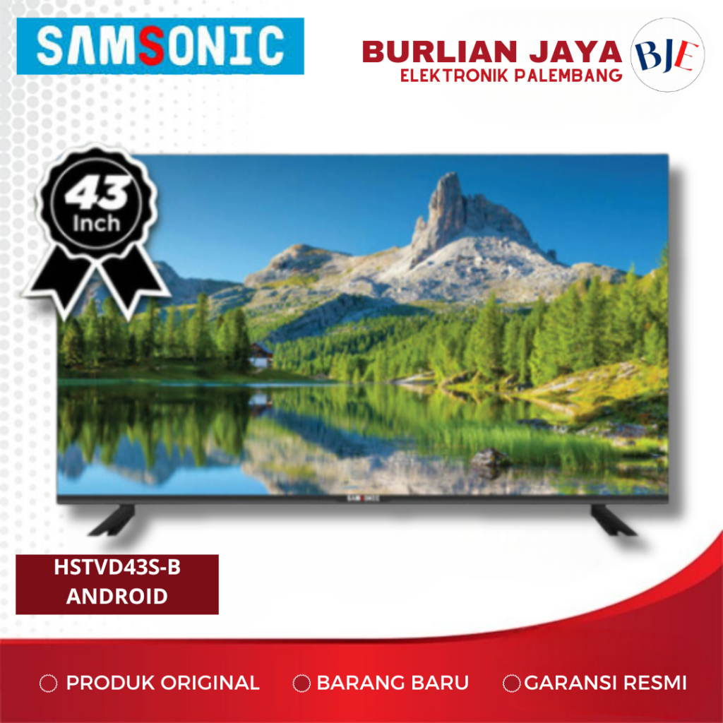 TV 43 INCH SAMSONIC HSTVD43S-B TV ANDROID 43" LED TV SMART TV PALEMBANG