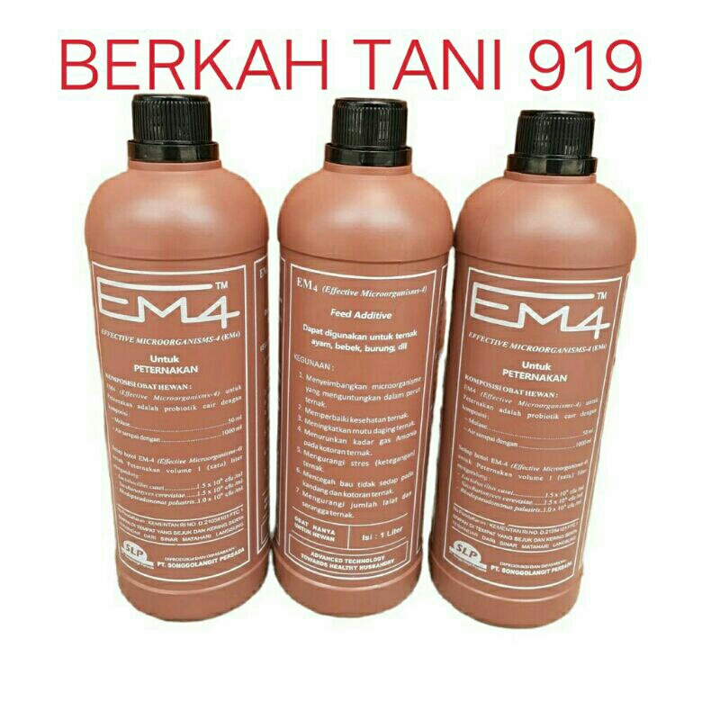 EM4 Ternak, Em4 peternakan, Em4 Coklat kemasan 1 liter