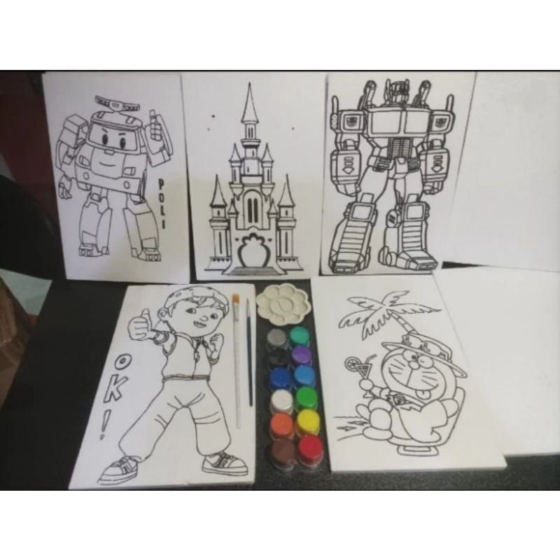 

PAKET EKONOMIS MEWARNAI ANAK 5 STYROFOAM LUKIS + 1 KUAS + 12 WARNA