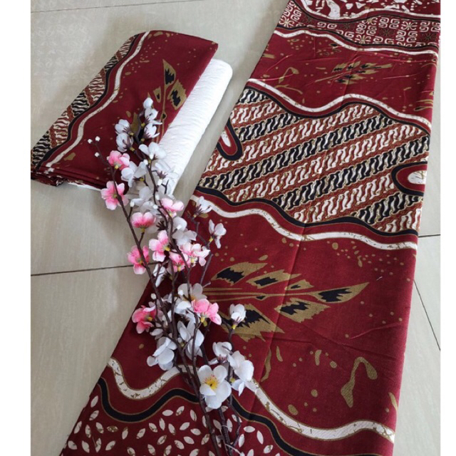 Kain Batik Printing Pekalongan Asli – Batik Modern & Elegan | Batik Rhizqy Motif Seno Berasan Biru M