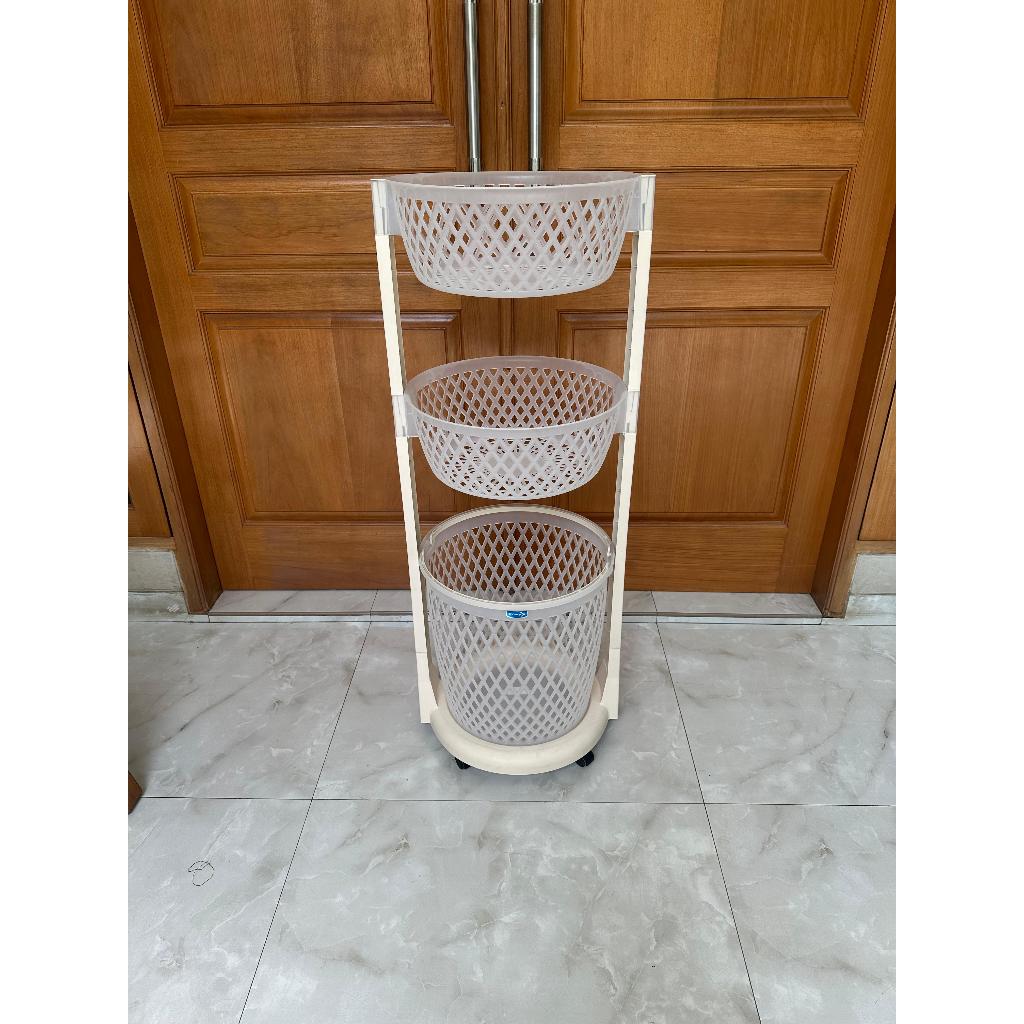 Rovega Keranjang Keranjang laundry Model Bulat RLB 350TR