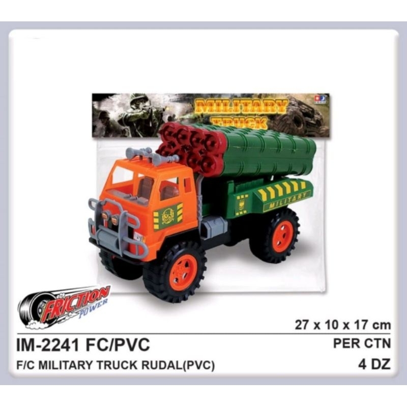 MIRAH Mainan anak mobil rudal military truck truk militer truk rudal