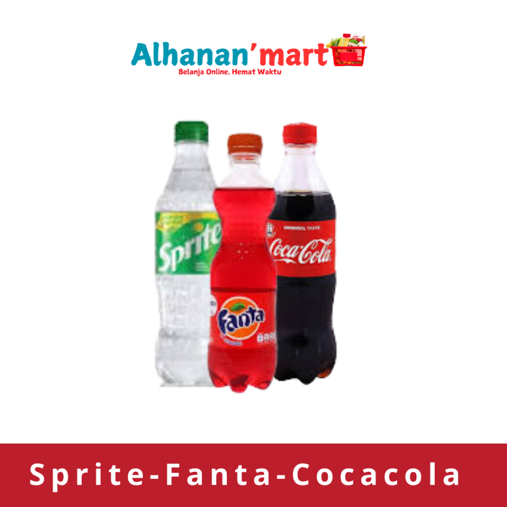 

Minuman Sprite-Fanta-CocaCola 250ML 1pak isi 12 botol